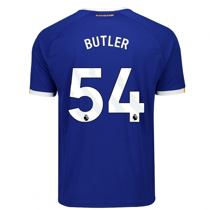 Danxen Dětské Jack Butler #54 Modrá Bílá Žlutá Domů Hráčské Dresy 2026/27 Dres