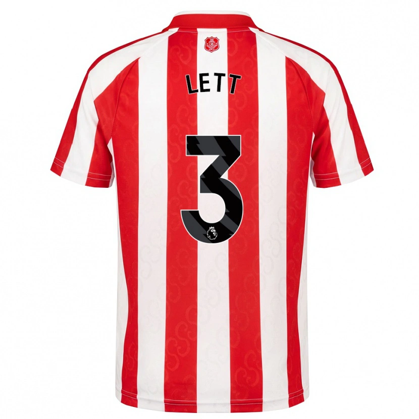 Danxen Dětské Josh Lett #3 Červená Bílá Černá Domů Hráčské Dresy 2026/27 Dres