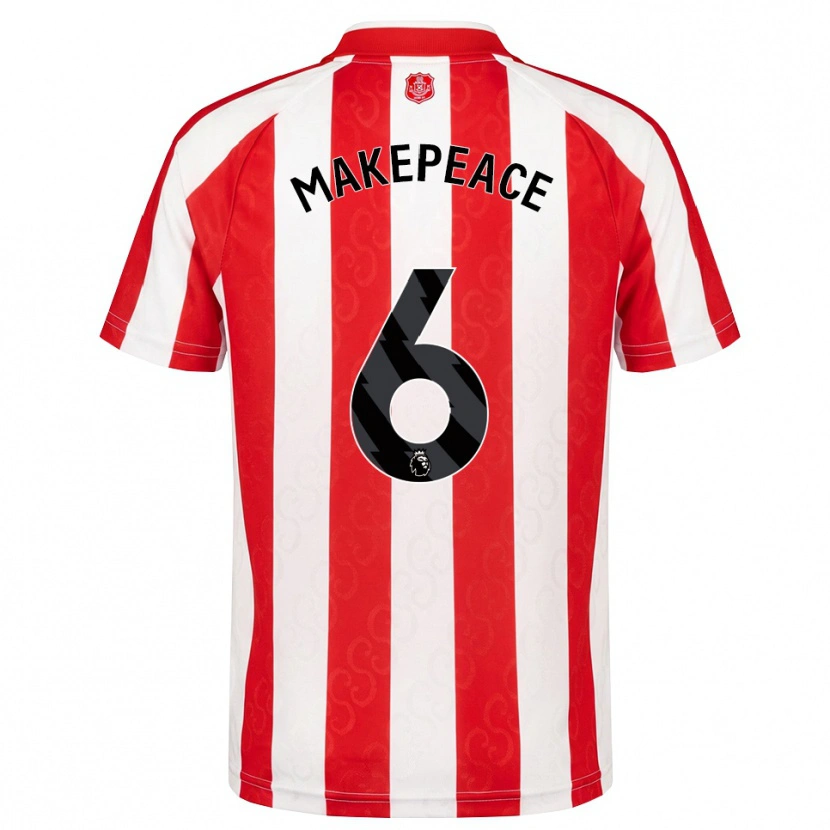 Danxen Dětské Joe Makepeace #6 Červená Bílá Černá Domů Hráčské Dresy 2026/27 Dres
