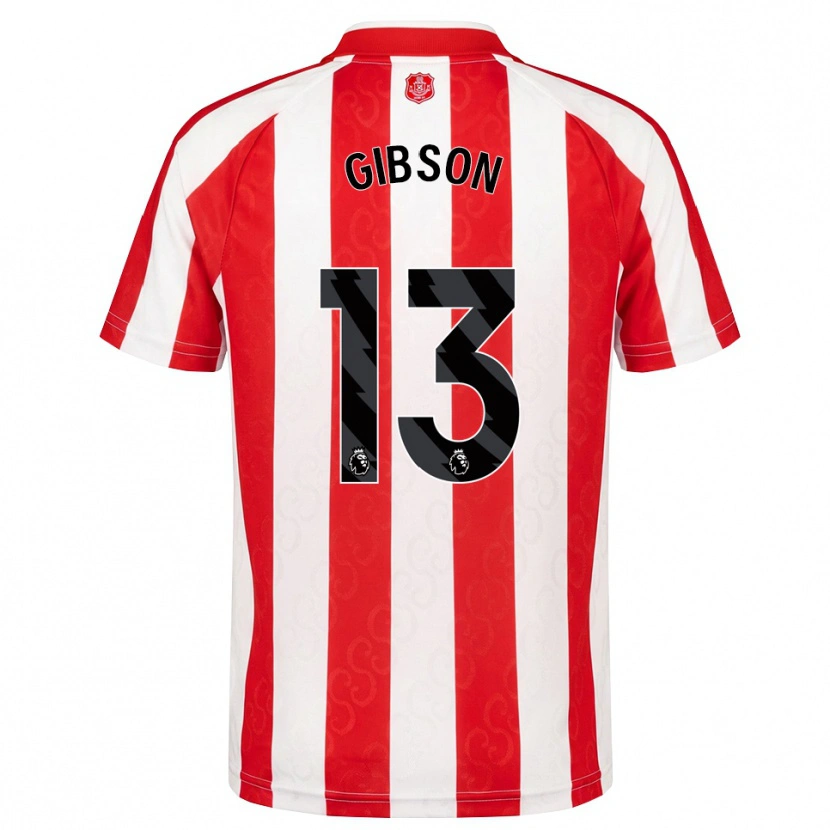 Danxen Dětské Lewie Gibson #13 Červená Bílá Černá Domů Hráčské Dresy 2026/27 Dres