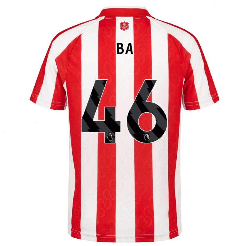 Danxen Dětské Abdoullah Ba #46 Červená Bílá Černá Domů Hráčské Dresy 2026/27 Dres