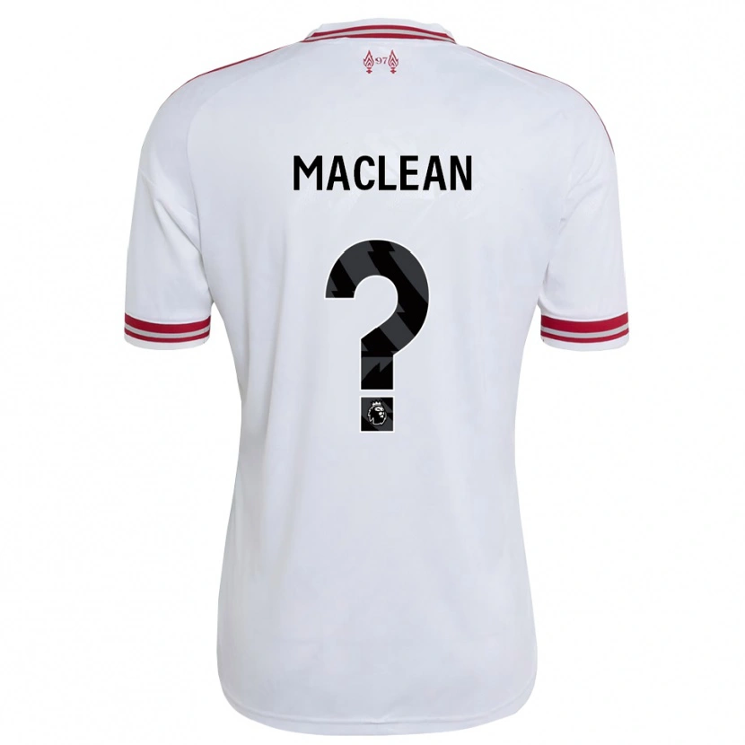Danxen Dětské Kirsty Maclean #0 Červená Bílá Daleko Hráčské Dresy 2026/27 Dres