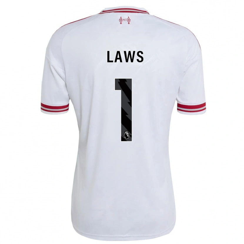 Danxen Dětské Rachael Laws #1 Červená Bílá Daleko Hráčské Dresy 2026/27 Dres
