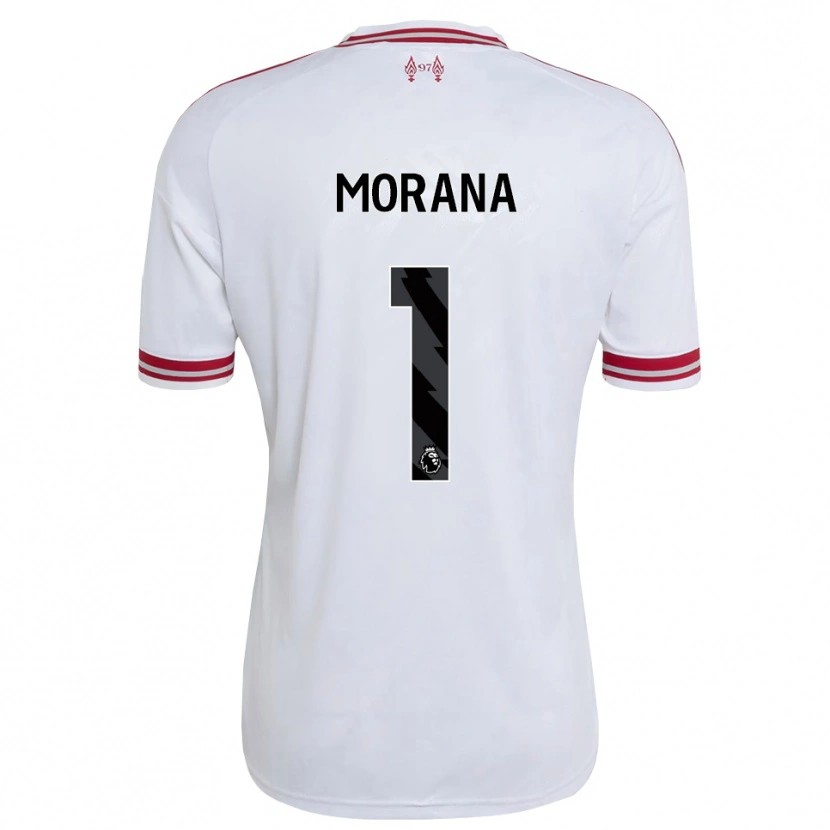 Danxen Dětské Nathan Morana #1 Červená Bílá Daleko Hráčské Dresy 2026/27 Dres