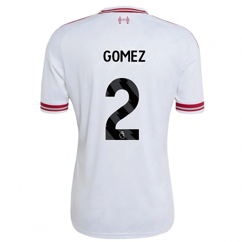 Danxen Dětské Joe Gomez #2 Červená Bílá Daleko Hráčské Dresy 2026/27 Dres
