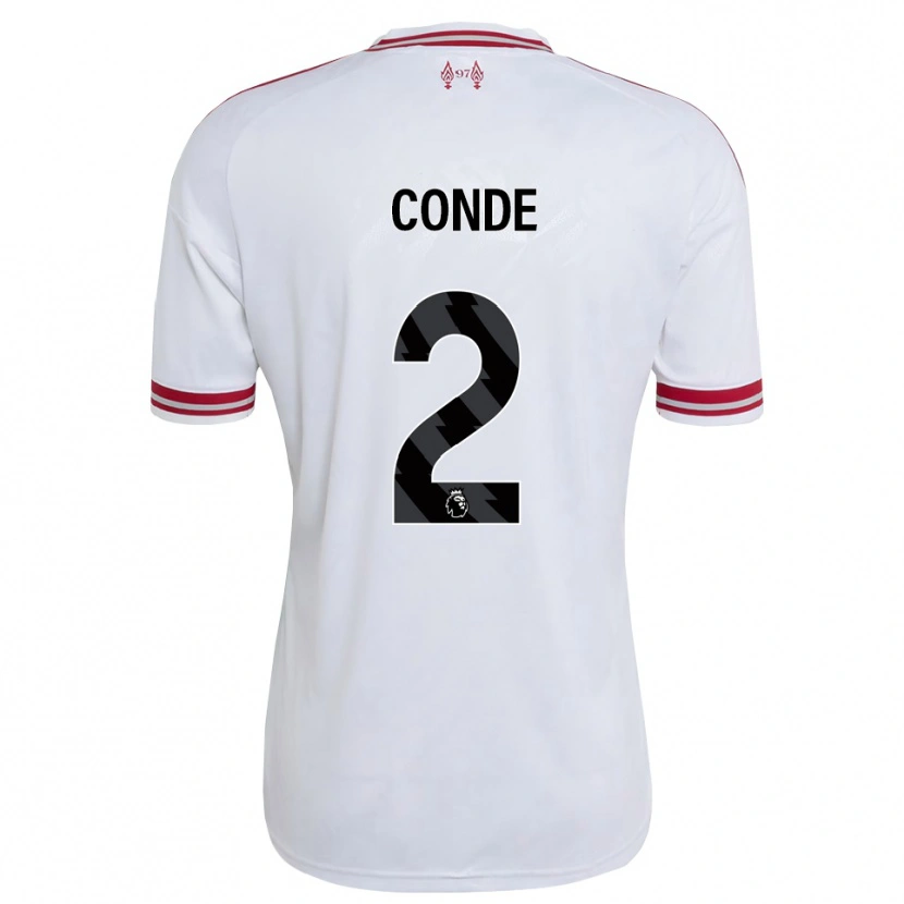 Danxen Dětské Lenix Conde #2 Červená Bílá Daleko Hráčské Dresy 2026/27 Dres
