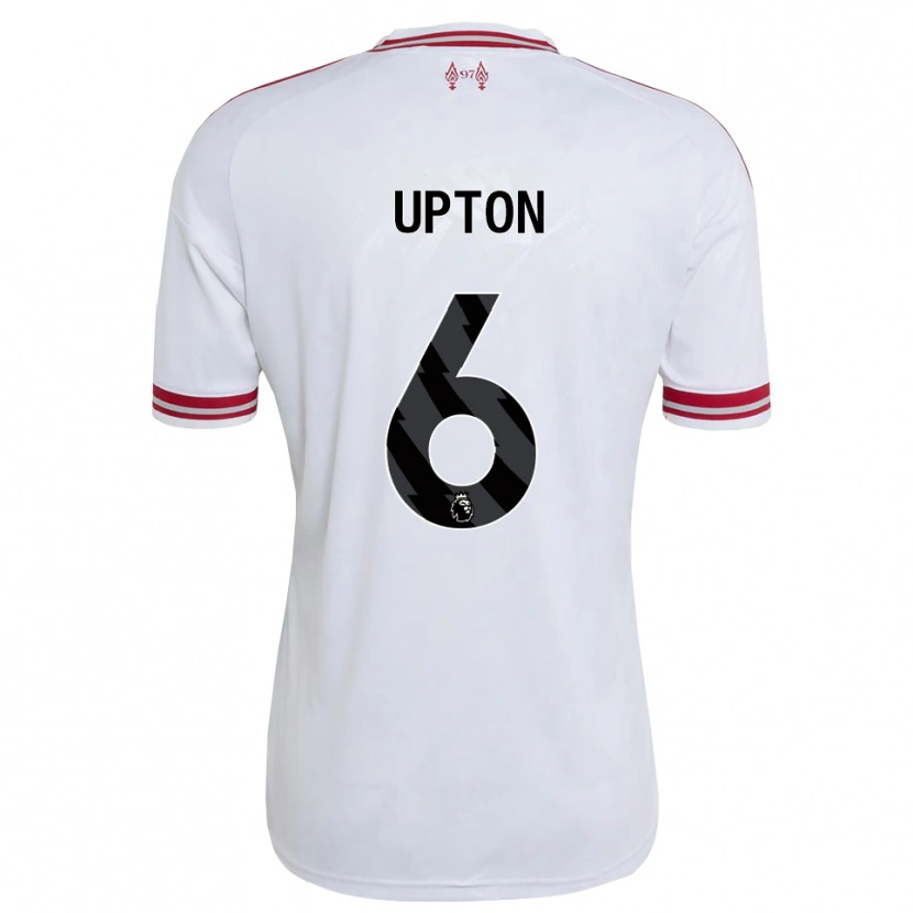 Danxen Dětské Joe Upton #6 Červená Bílá Daleko Hráčské Dresy 2026/27 Dres