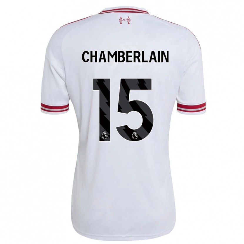 Danxen Dětské Alex Oxlade Chamberlain #15 Červená Bílá Daleko Hráčské Dresy 2026/27 Dres