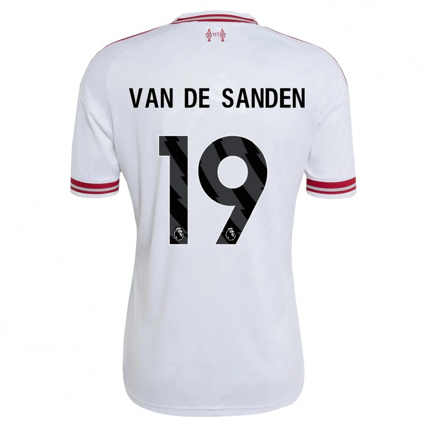 Danxen Dětské Shanice Van De Sanden #19 Červená Bílá Daleko Hráčské Dresy 2026/27 Dres
