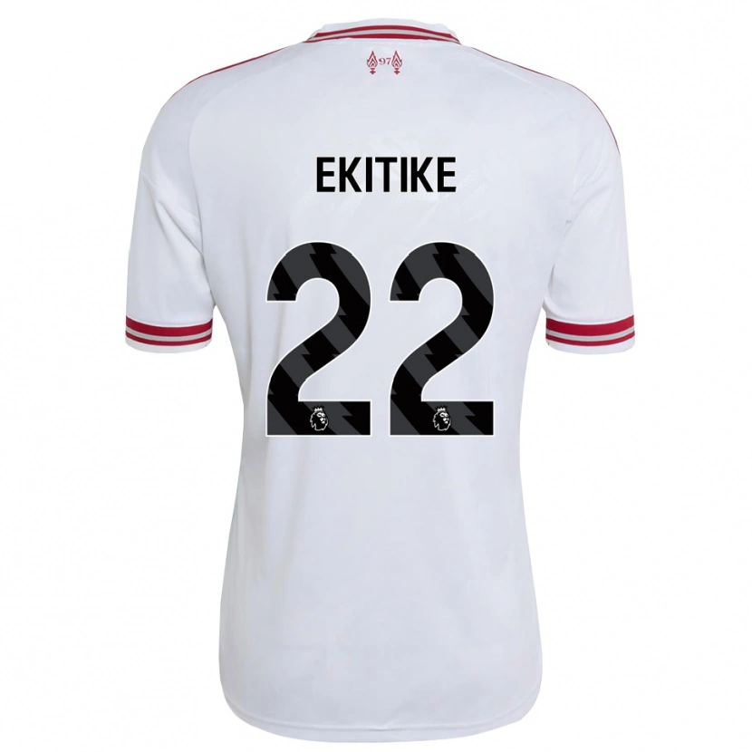 Danxen Dětské Hugo Ekitiké #22 Červená Bílá Daleko Hráčské Dresy 2026/27 Dres