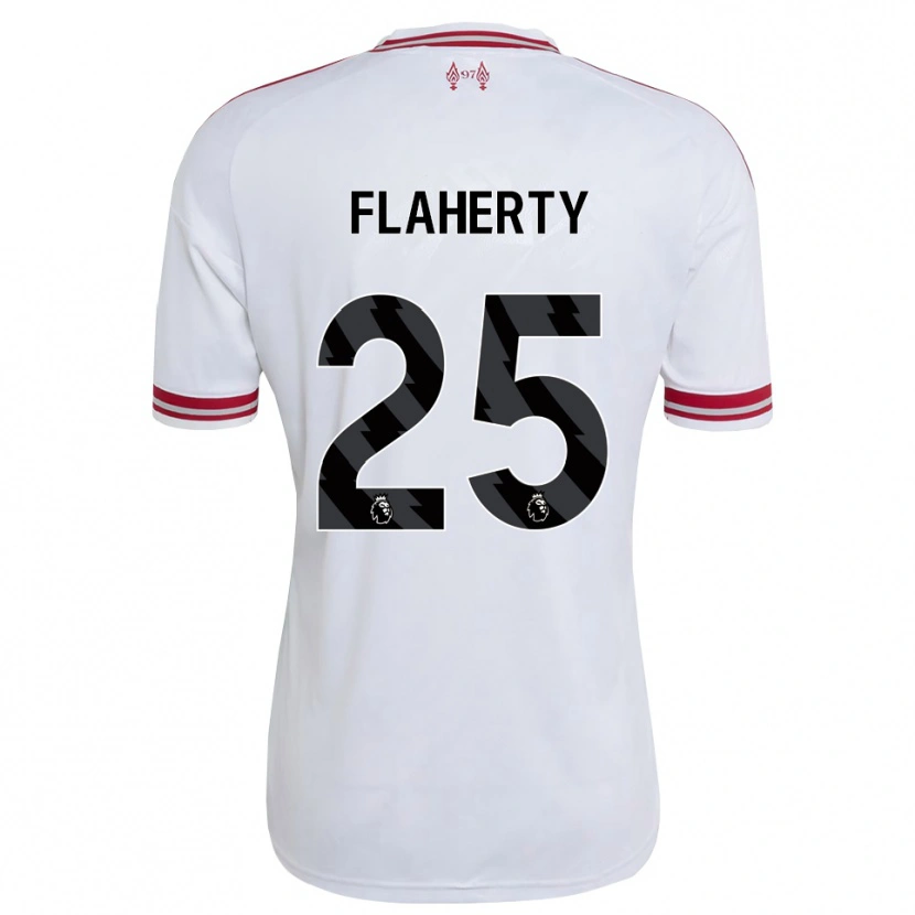Danxen Dětské Gilly Flaherty #25 Červená Bílá Daleko Hráčské Dresy 2026/27 Dres