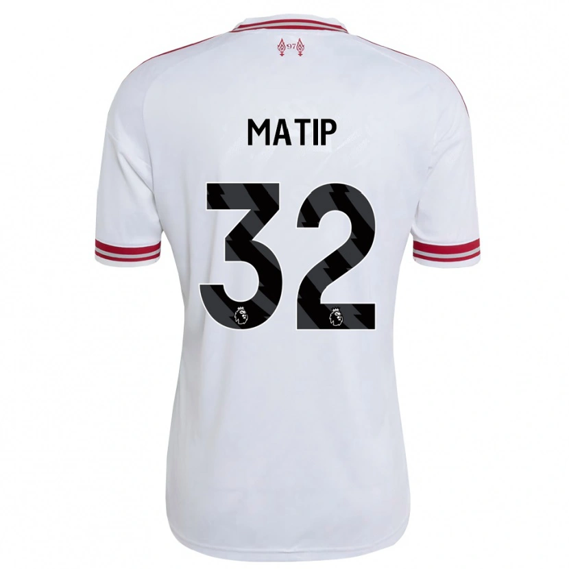 Danxen Dětské Joel Matip #32 Červená Bílá Daleko Hráčské Dresy 2026/27 Dres
