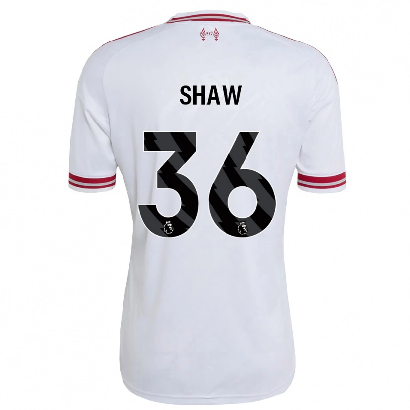 Danxen Dětské Zara Shaw #36 Červená Bílá Daleko Hráčské Dresy 2026/27 Dres