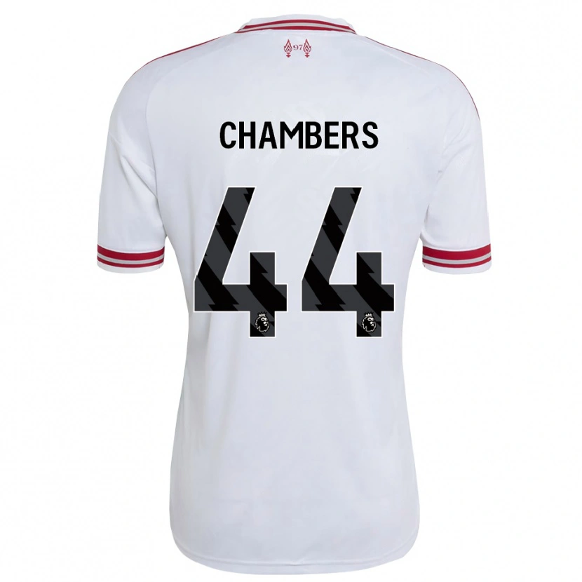 Danxen Dětské Luke Chambers #44 Červená Bílá Daleko Hráčské Dresy 2026/27 Dres