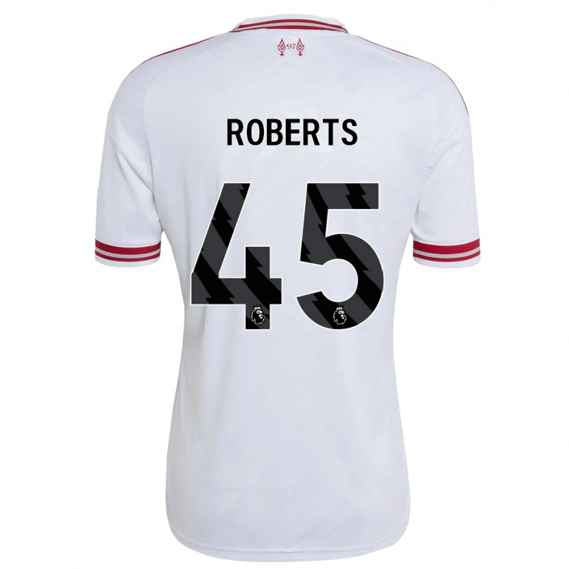Danxen Dětské Iwan Roberts #45 Červená Bílá Daleko Hráčské Dresy 2026/27 Dres