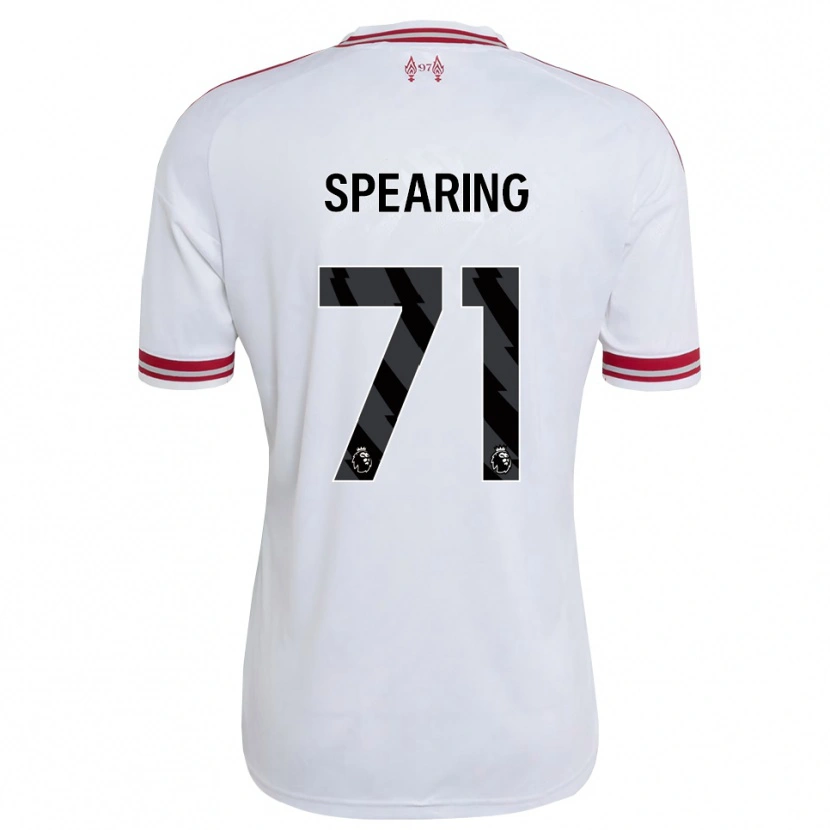 Danxen Dětské Jay Spearing #71 Červená Bílá Daleko Hráčské Dresy 2026/27 Dres