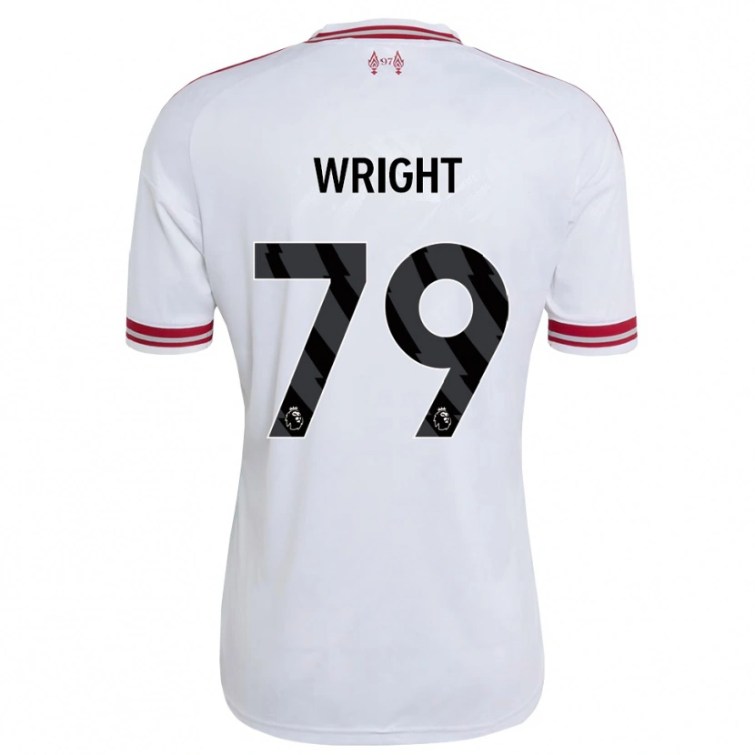 Danxen Dětské Will Wright #79 Červená Bílá Daleko Hráčské Dresy 2026/27 Dres