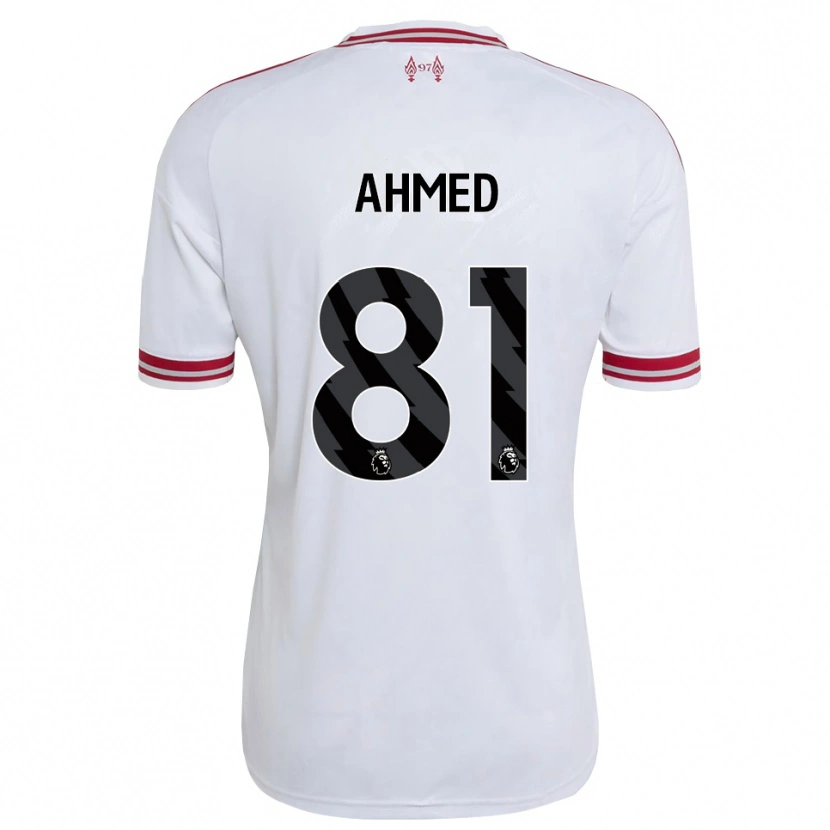 Danxen Dětské Karim Ahmed #81 Červená Bílá Daleko Hráčské Dresy 2026/27 Dres
