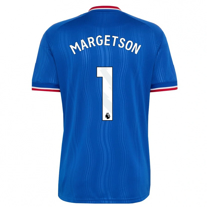 Danxen Dětské Kit Margetson #1 Modrá Bílá Červená Daleko Hráčské Dresy 2026/27 Dres