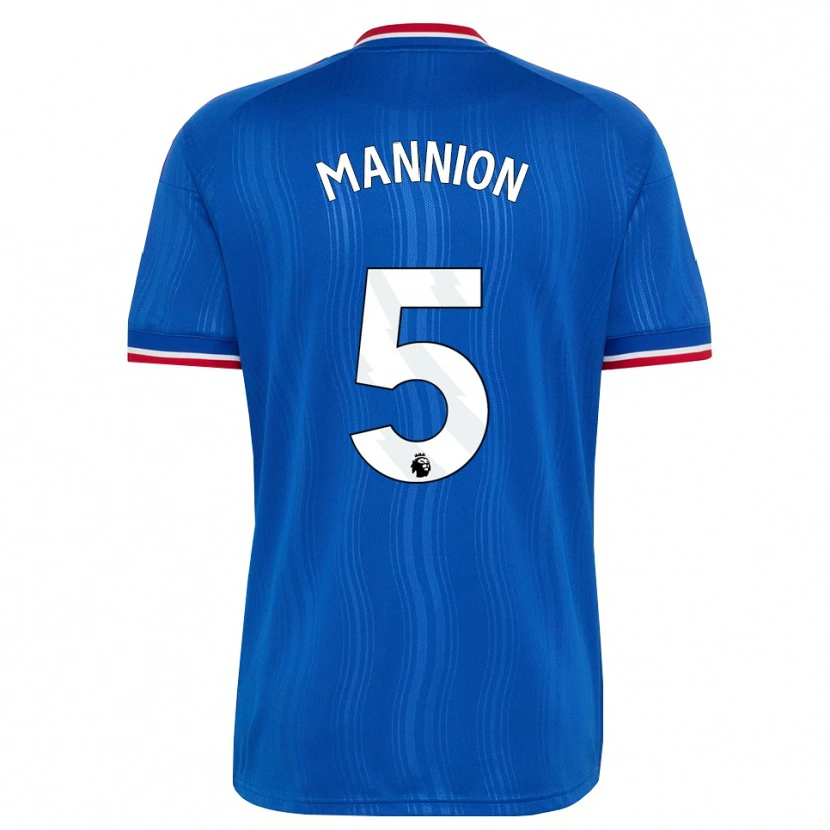 Danxen Dětské Aoife Mannion #5 Modrá Bílá Červená Daleko Hráčské Dresy 2026/27 Dres