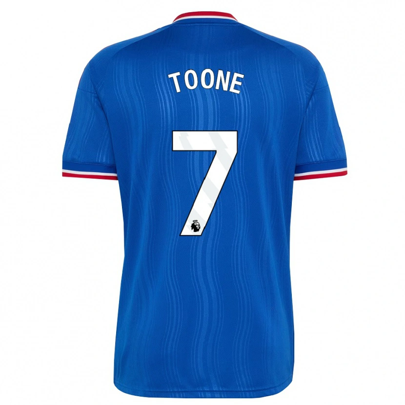 Danxen Dětské Ella Toone #7 Modrá Bílá Červená Daleko Hráčské Dresy 2026/27 Dres