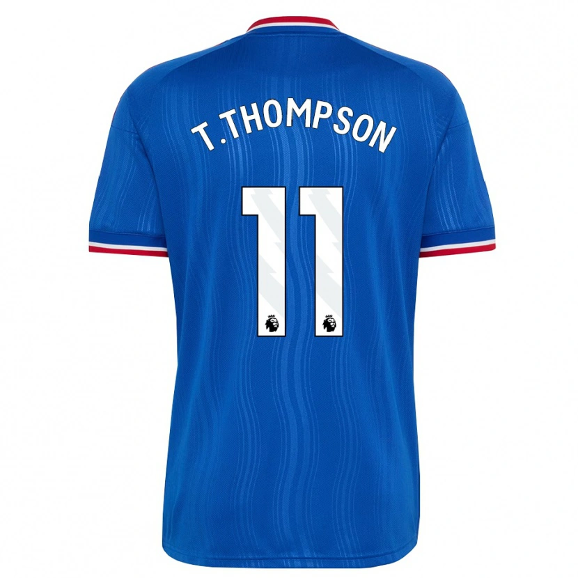 Danxen Dětské Tynan Thompson #11 Modrá Bílá Červená Daleko Hráčské Dresy 2026/27 Dres