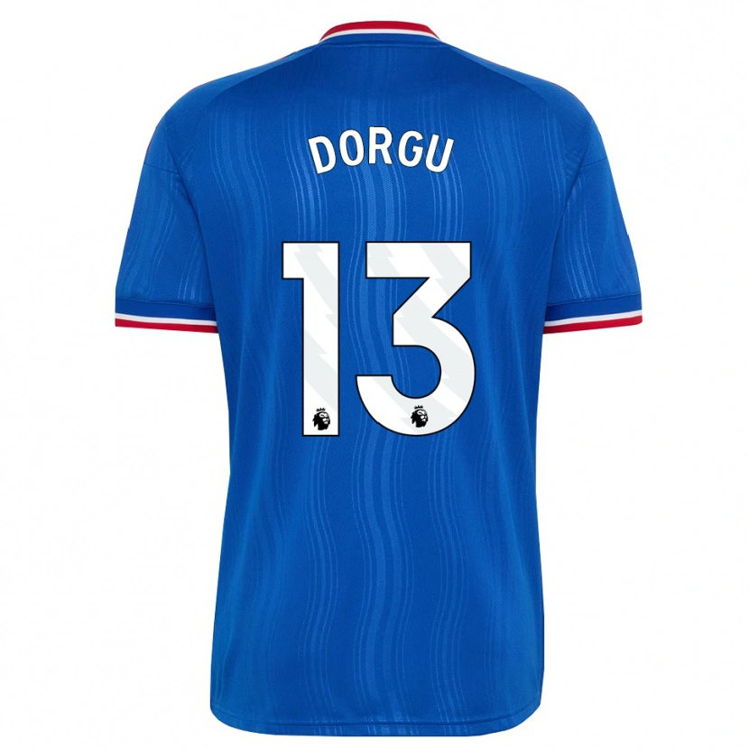 Danxen Dětské Patrick Dorgu #13 Modrá Bílá Červená Daleko Hráčské Dresy 2026/27 Dres