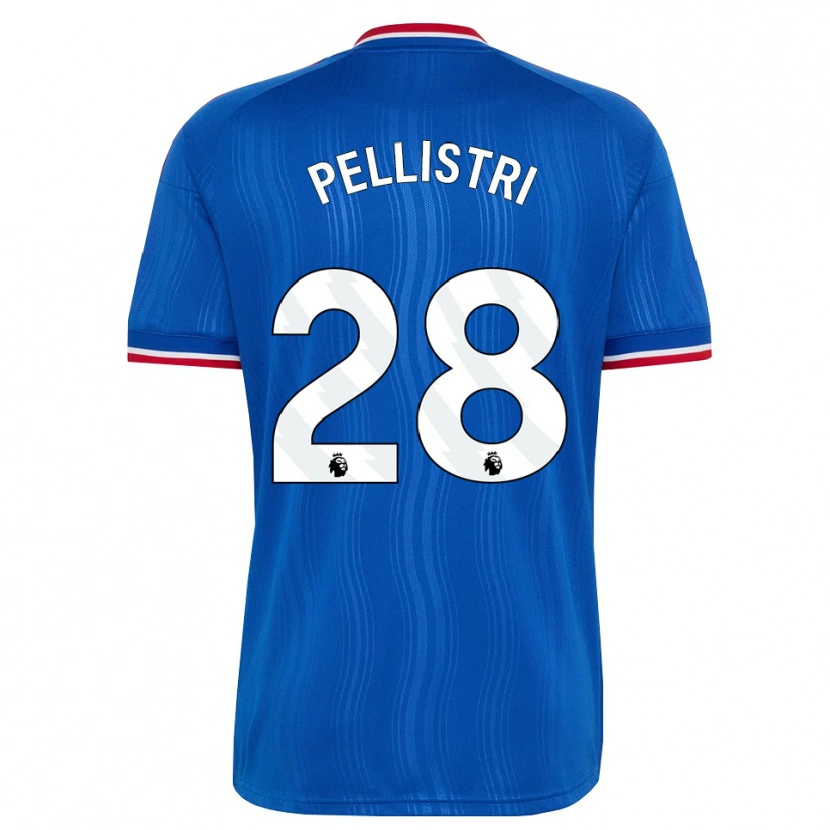 Danxen Dětské Facundo Pellistri #28 Modrá Bílá Červená Daleko Hráčské Dresy 2026/27 Dres