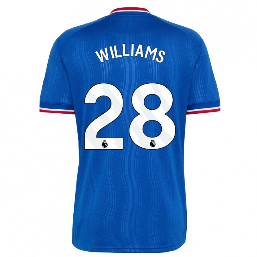 Danxen Dětské Rachel Williams #28 Modrá Bílá Červená Daleko Hráčské Dresy 2026/27 Dres