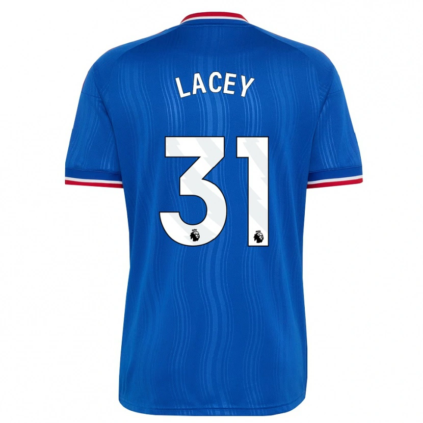 Danxen Dětské Shea Lacey #31 Modrá Bílá Červená Daleko Hráčské Dresy 2026/27 Dres