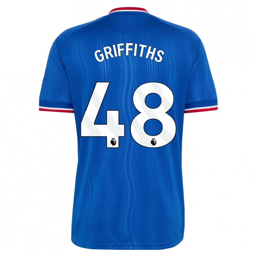 Danxen Dětské Mared Griffiths #48 Modrá Bílá Červená Daleko Hráčské Dresy 2026/27 Dres