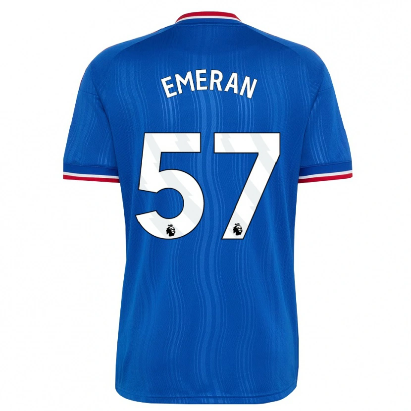 Danxen Dětské Noam Emeran #57 Modrá Bílá Červená Daleko Hráčské Dresy 2026/27 Dres