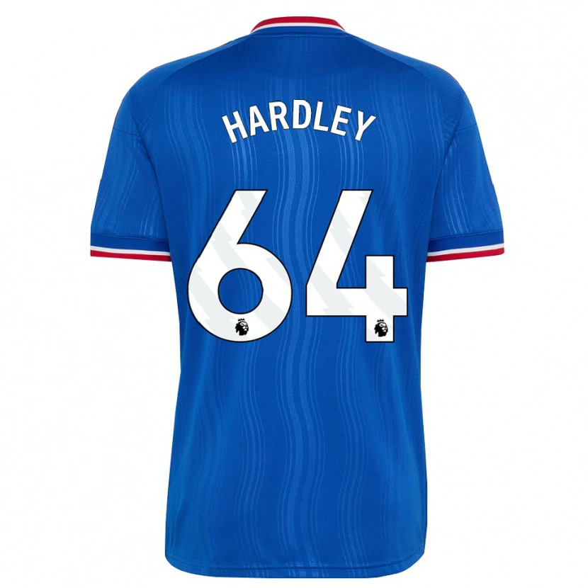 Danxen Dětské Bjorn Hardley #64 Modrá Bílá Červená Daleko Hráčské Dresy 2026/27 Dres