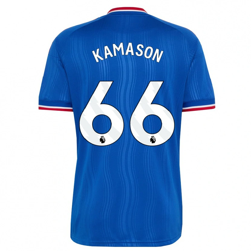 Danxen Dětské Jaydan Kamason #66 Modrá Bílá Červená Daleko Hráčské Dresy 2026/27 Dres