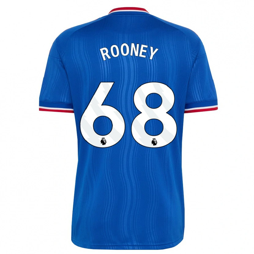 Danxen Dětské Kai Rooney #68 Modrá Bílá Červená Daleko Hráčské Dresy 2026/27 Dres