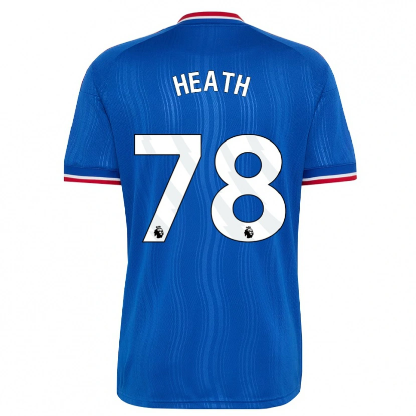 Danxen Dětské Fred Heath #78 Modrá Bílá Červená Daleko Hráčské Dresy 2026/27 Dres