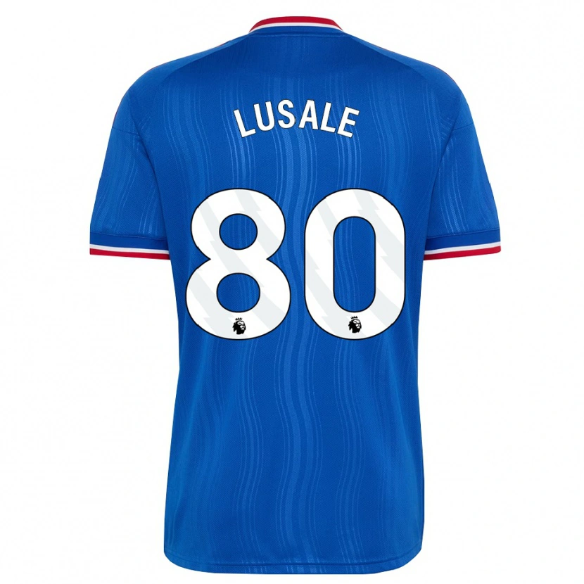 Danxen Dětské Samuel Lusale #80 Modrá Bílá Červená Daleko Hráčské Dresy 2026/27 Dres