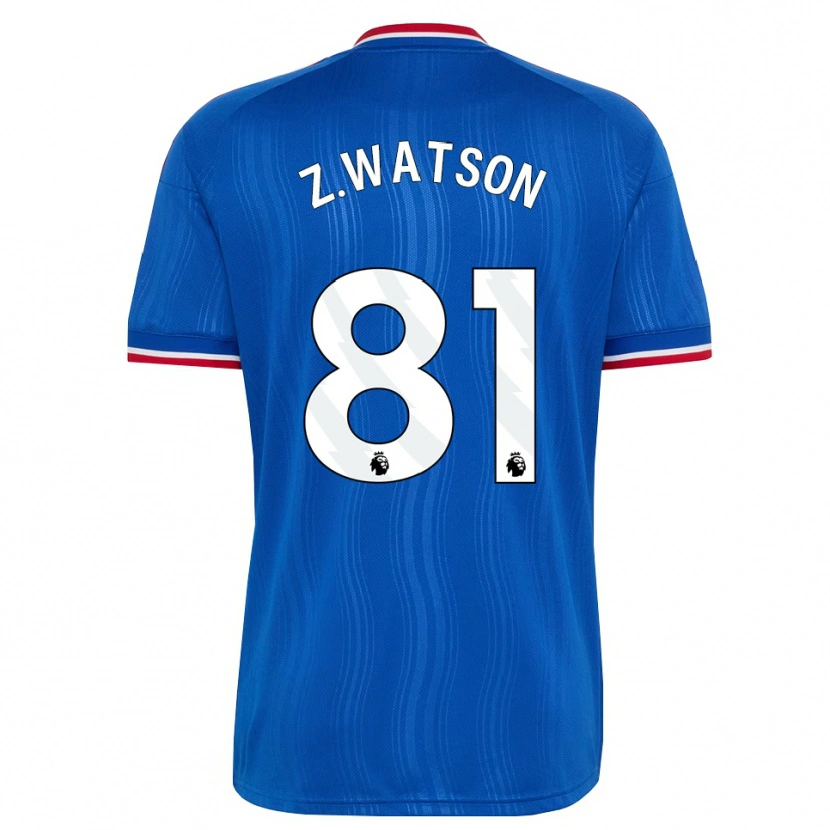 Danxen Dětské Zac Watson #81 Modrá Bílá Červená Daleko Hráčské Dresy 2026/27 Dres