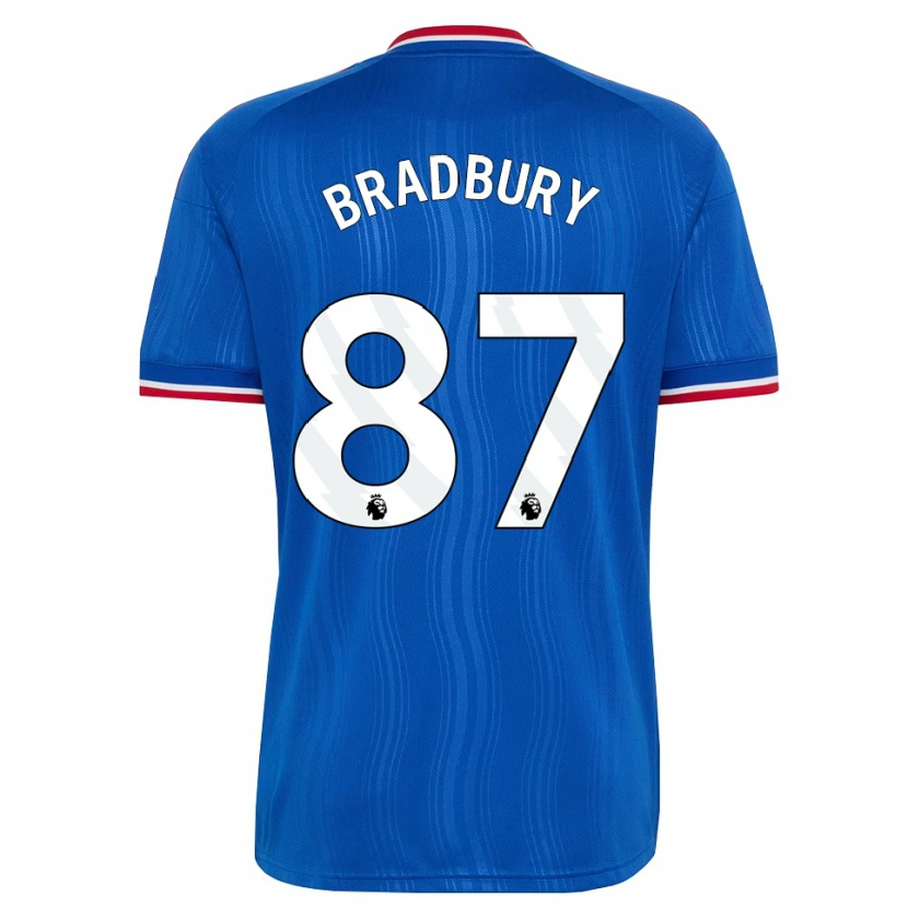 Danxen Dětské Louie Bradbury #87 Modrá Bílá Červená Daleko Hráčské Dresy 2026/27 Dres