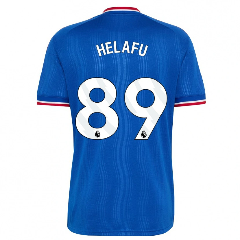 Danxen Dětské Yuel Helafu #89 Modrá Bílá Červená Daleko Hráčské Dresy 2026/27 Dres