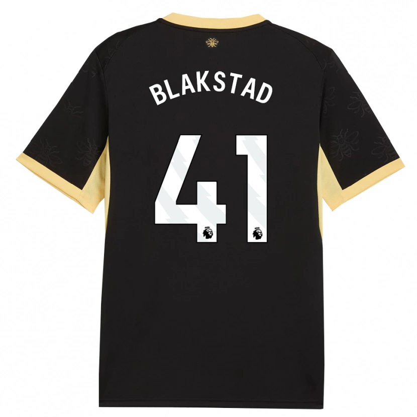 Danxen Dětské Julie Blakstad #41 Černá Žlutá Daleko Hráčské Dresy 2026/27 Dres
