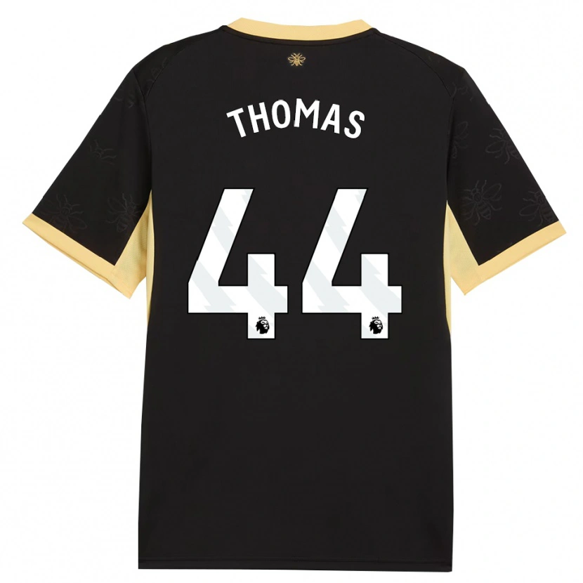 Danxen Dětské Codie Thomas #44 Černá Žlutá Daleko Hráčské Dresy 2026/27 Dres