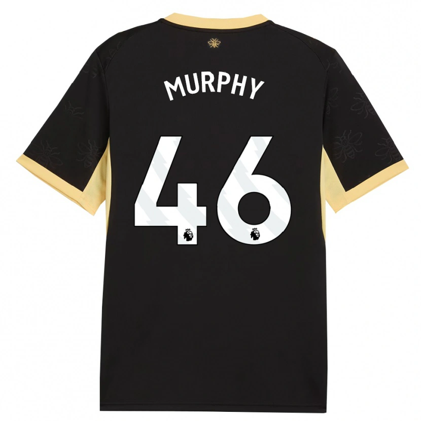 Danxen Dětské Lily Murphy #46 Černá Žlutá Daleko Hráčské Dresy 2026/27 Dres