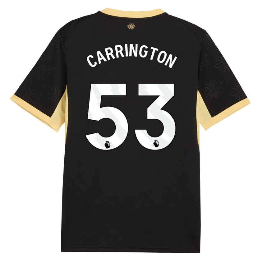 Danxen Dětské Ezra Carrington #53 Černá Žlutá Daleko Hráčské Dresy 2026/27 Dres