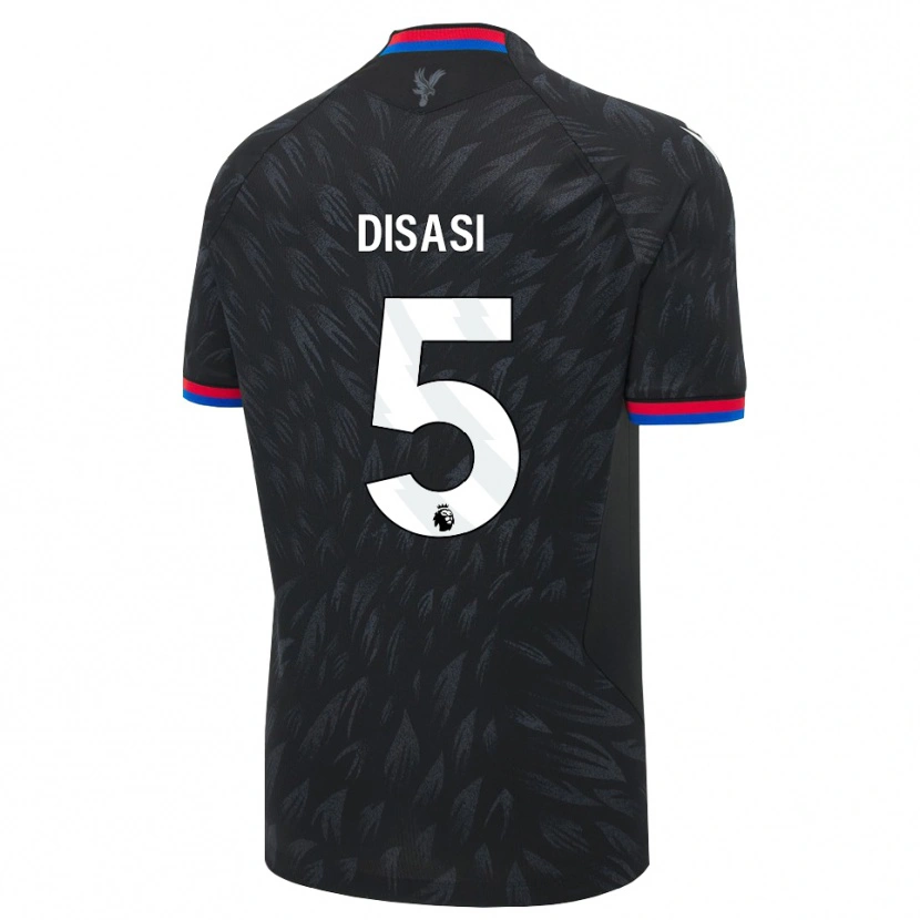 Danxen Dětské Axel Disasi #5 Černá Modrá Červená Daleko Hráčské Dresy 2026/27 Dres