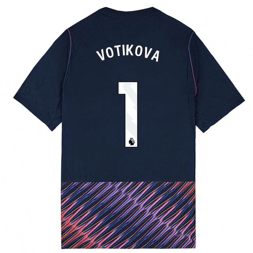 Danxen Dětské Barbora Votíková #1 Královská Modř Bílá Daleko Hráčské Dresy 2026/27 Dres