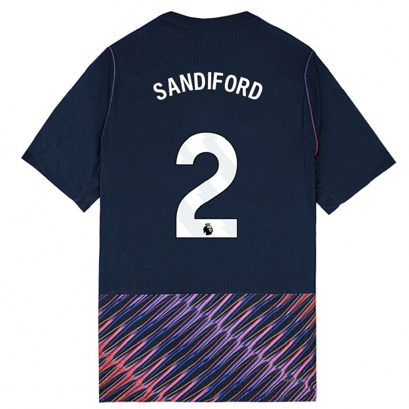 Danxen Dětské Oscar Sandiford #2 Královská Modř Bílá Daleko Hráčské Dresy 2026/27 Dres