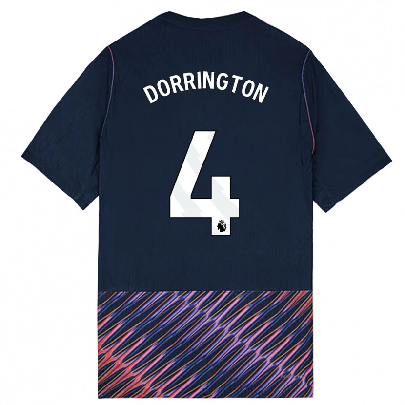 Danxen Dětské Alfie Dorrington #4 Královská Modř Bílá Daleko Hráčské Dresy 2026/27 Dres