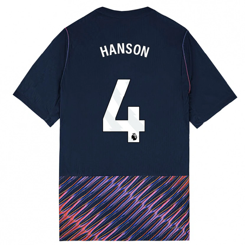 Danxen Dětské Cayon Hanson #4 Královská Modř Bílá Daleko Hráčské Dresy 2026/27 Dres