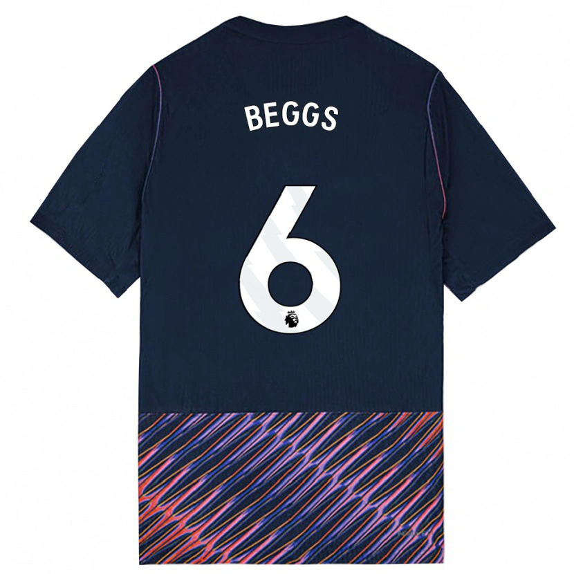 Danxen Dětské Jamel Beggs #6 Královská Modř Bílá Daleko Hráčské Dresy 2026/27 Dres